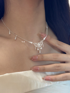 兮语「流珠」足银990银项链女民族风纯银新中式 国风礼物