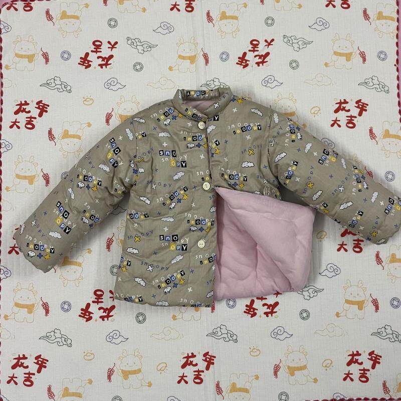 冬季加厚单件丝绵棉袄婴儿棉服宝宝新生儿纯手工优质丝绵单件棉衣