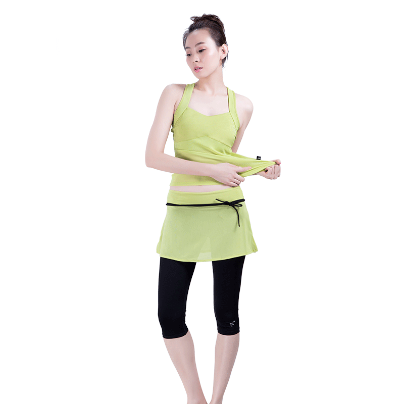 2022瑜伽服女跑步服运动背心裤裙套装专业时尚速干初学者瑜伽服
