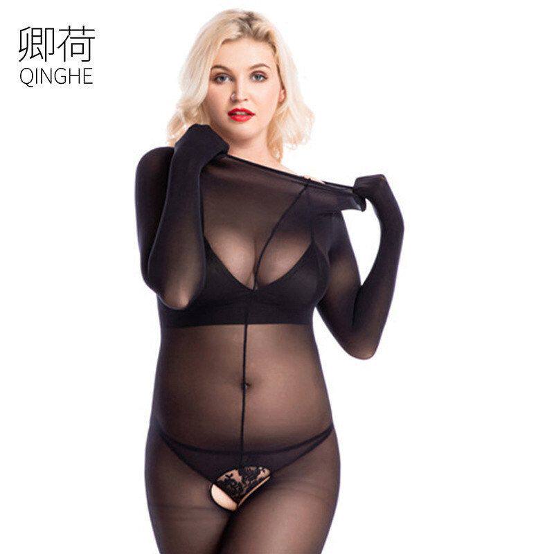 卿荷10D面膜全身丝袜女天鹅绒性感五指五趾连体衣男jj套情趣制服