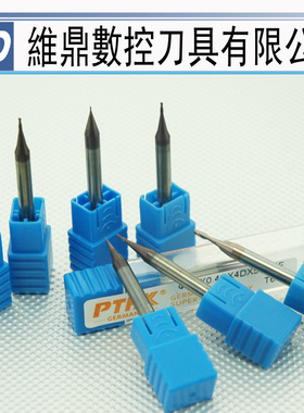 德国原装PTHK微小径平刀0.2 0.25 0.3  0.4  0.5 0.6 0.7 0.8 0.9