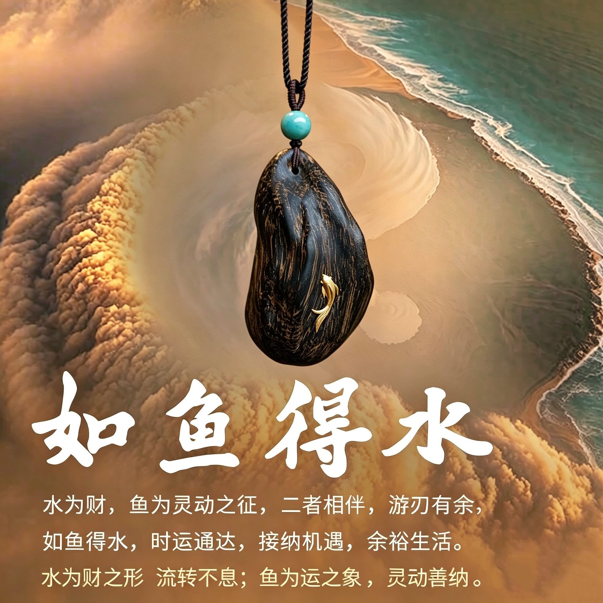 天然真品野生文莱沉香吊坠毛衣链