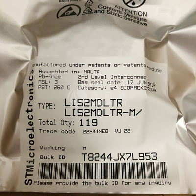 LIS2MDLTR  ST 磁性传感器   现货库存