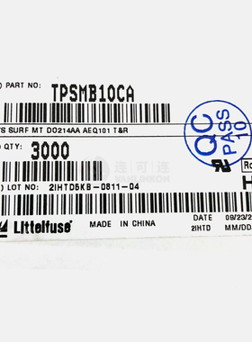 TPSMB10CA Littelfuse 电路保护 现货供应