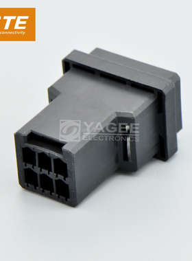 178964-3 TYCO 泰科TE 安普AMP连接器 插头 壳子 2排6P 黑色 现货