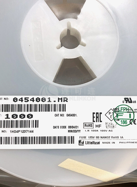 0454001.MR  电路保护  Littelfuse  现货库存