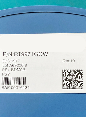 RT9971GQW RICHTEK 集成电路 (IC)  现货供应