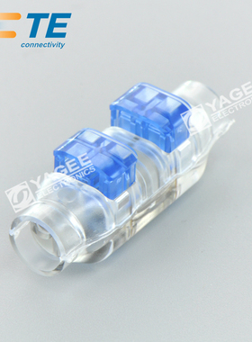 293545-2 TYCO 泰科TE 安普AMP连接器 蓝色 2.5m, 接插件2P 现货
