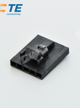 104257-4 TYCO/TE/AMP泰科安普连接器 2.54mm 接插件 5P 外壳黑色