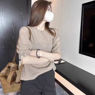 桑蚕丝＋羊绒圆领短袖 实际库存