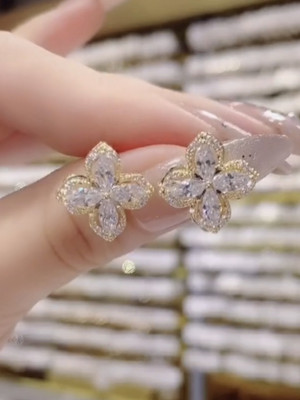 时来运转抖音爆款风车高级感耳环