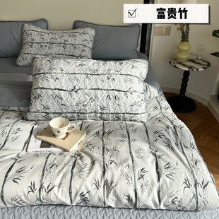 春夏韓國(guó)泡泡棉雙面AB可用多功能床蓋三件套可機(jī)洗床上用品被套