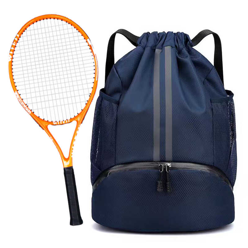 网球干湿分离抽绳束口袋游泳包