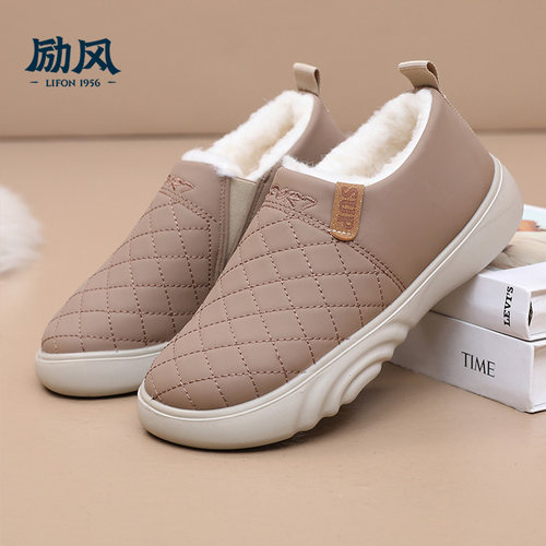 新款冬季老北京布鞋女款加绒加厚