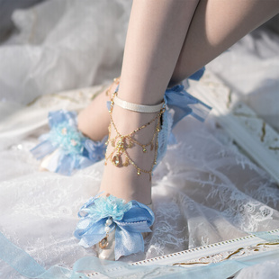 深海屿你tonight合作款 一只冲天兔原创 lolita高跟鞋