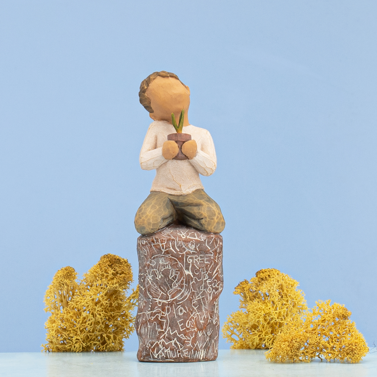 愿一美国willowtree祝福摆件