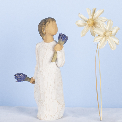 willowtree树脂礼物薰衣草摆件