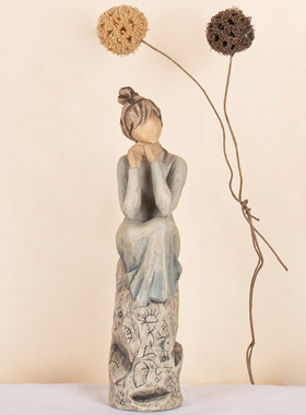 礼物涂鸦涂鸦礼物雕像摆件永生花