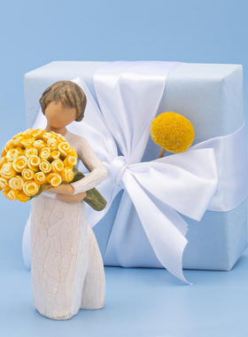 礼物摆件庆祝开业永生花花