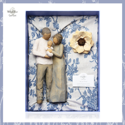 美国幸福一家人雕像礼物送结婚