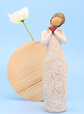 我爱你雕像表白母亲节礼物送朋友