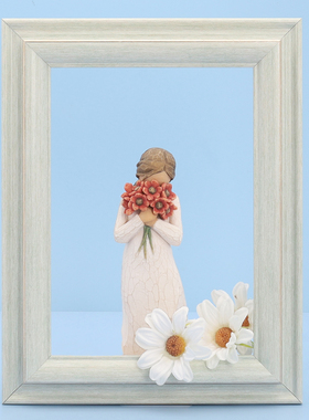 美国礼物礼物美国雕塑朋友永生花