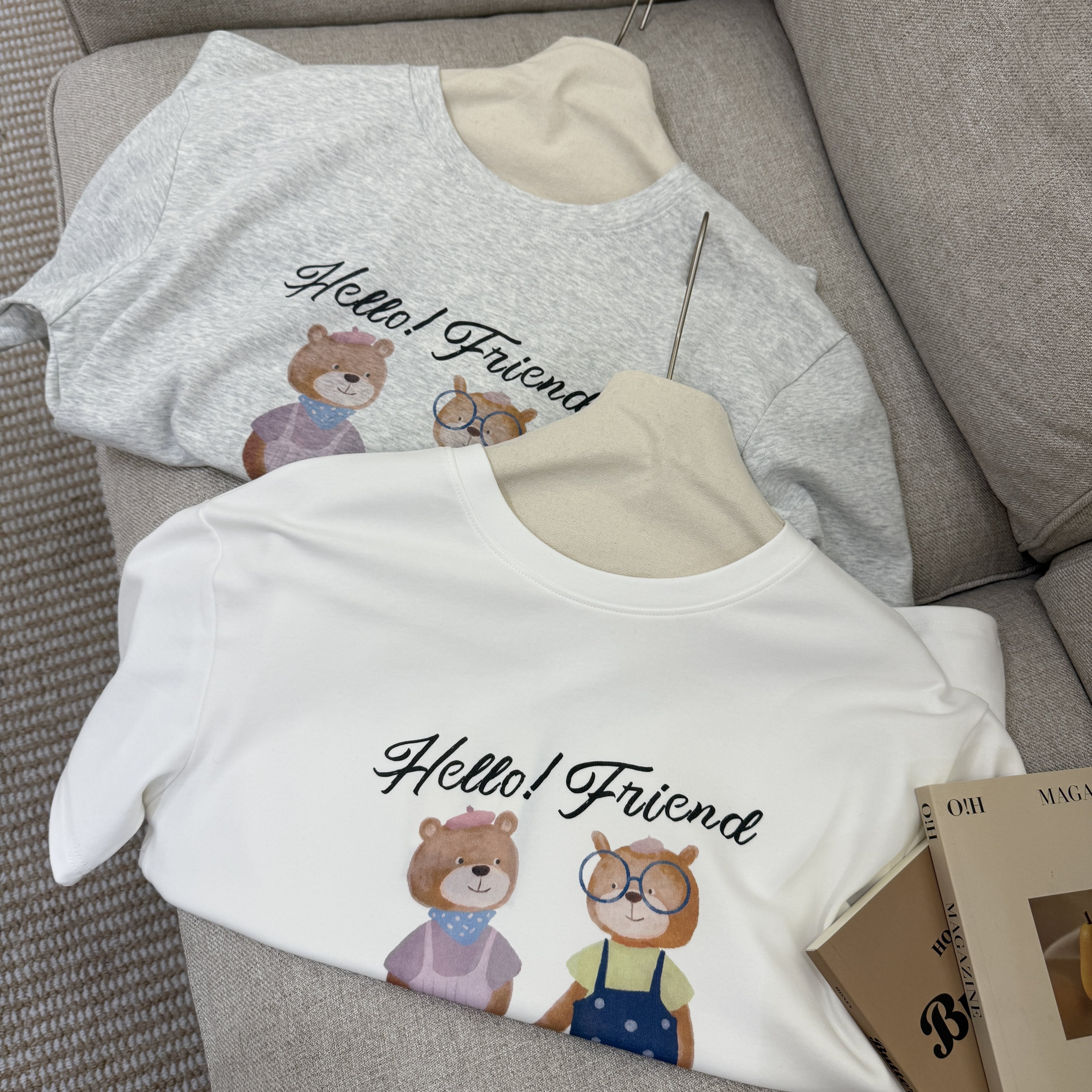 “小熊好朋友”春季新款韩系简约百搭宽松显瘦纯色圆领T恤上衣女,女装/女士精品,T恤,淘宝优惠券,粉丝福利购,淘宝优惠卷