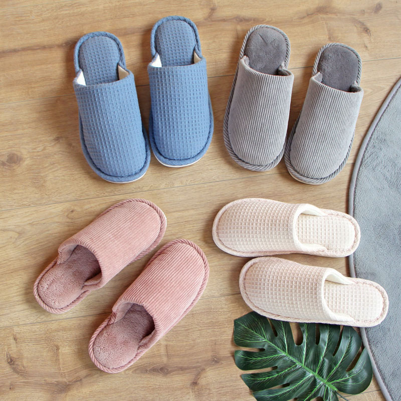 四季通用布艺拖鞋室内家用
