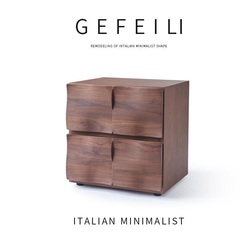 涟漪柜意式极简床头柜