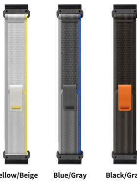 适用佳明Garmin快拆野径表带fenix尼龙泰铁时S62魔术贴mk3吸汗965