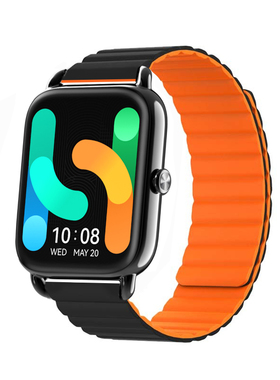 适配小米MI嘿喽HAYLOU RS4 PLUS手表磁吸表带 RS3 LS04/LS05腕带