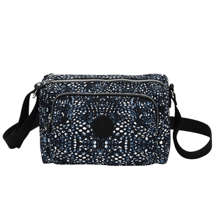 伊度新品帆布斜挎包轻便花布包妈妈休闲防水尼龙旅游单肩女士包包