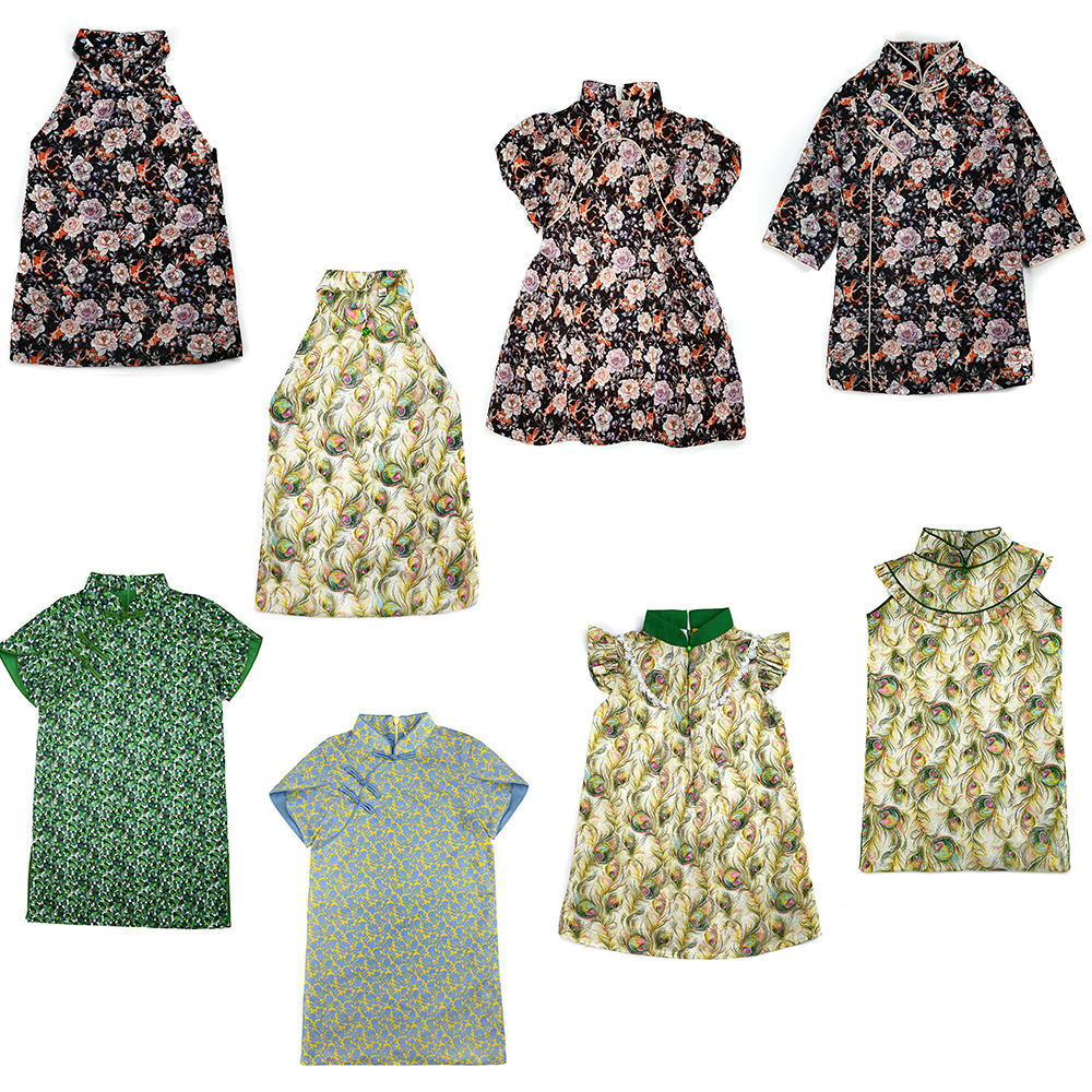 古韵国潮精梳改良中式旗袍裙