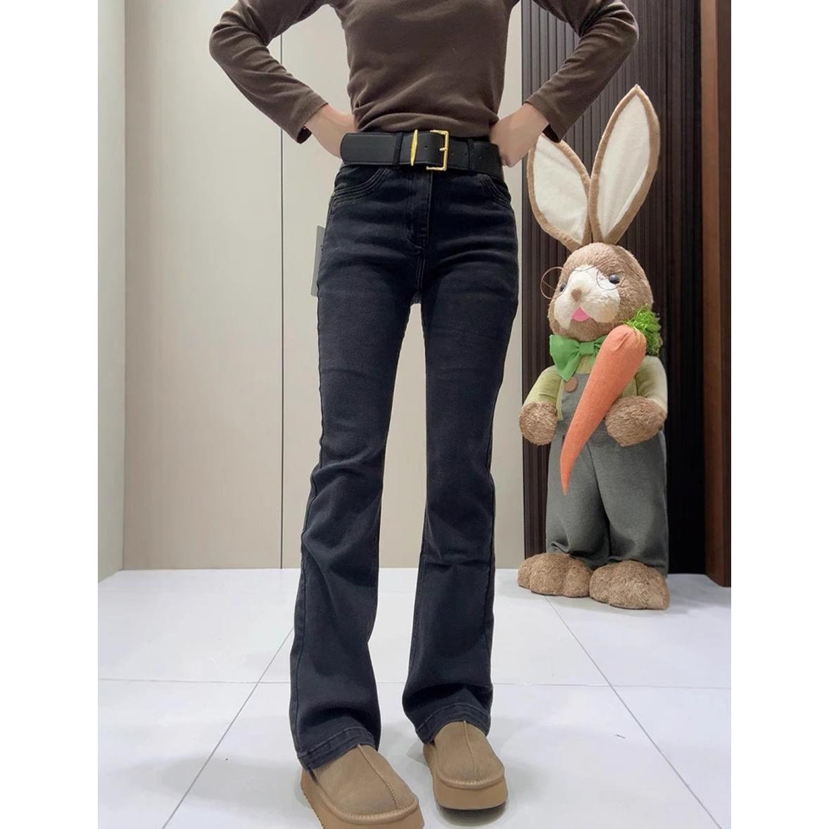 春季新款大码牛仔裤女弹力