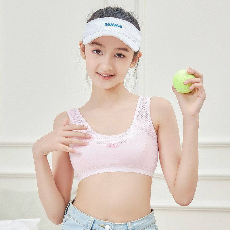 内衣岁无钢圈文胸透气女孩网眼