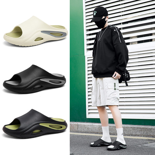 拖鞋男夏季新款外穿居家潮流一字拖男士休闲运动厚底防滑沙滩凉拖
