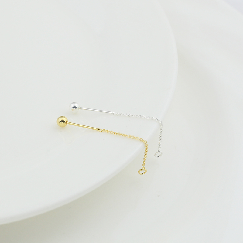 圆珠螺旋耳线耳挂饰吊坠