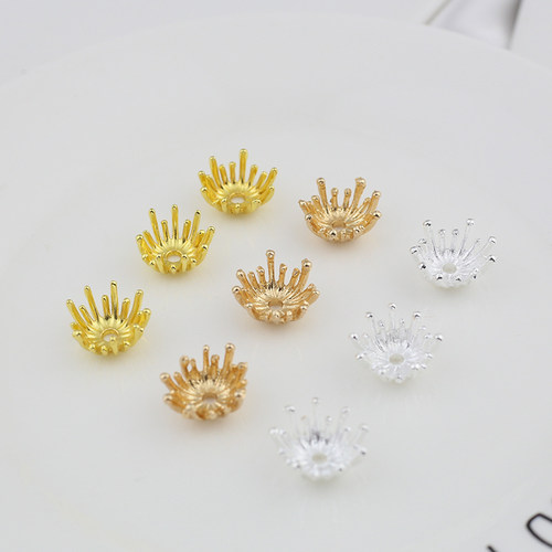 合金保色合金15mm花托花心花蕊