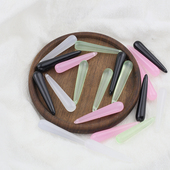 5个装 树脂仿天然石仿玉长水滴diy古风发簪步摇流苏吊坠挂件材料