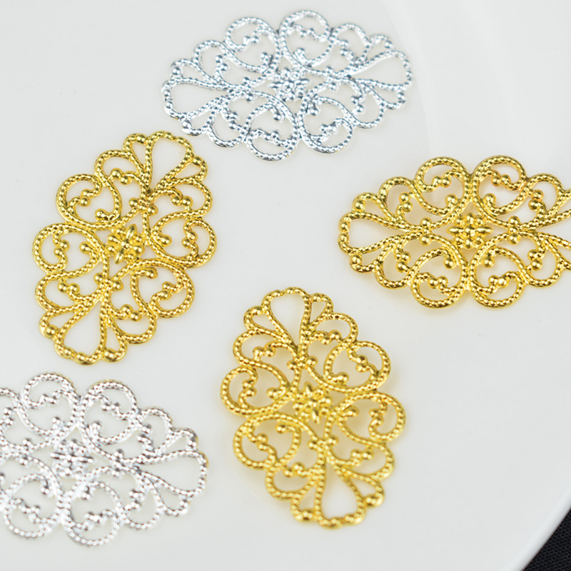 古风纯铜步摇发簪头饰花片