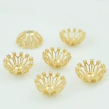 Медный цирконий, ханьфу ручной работы, китайская шпилька, аксессуар для волос, 15мм