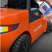 新款 龙工叉车橙色自喷漆专用黄色车身划痕修复防锈油漆龙门架黑灰