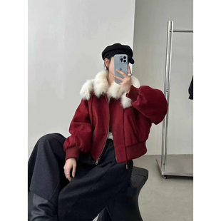 最后一天大清仓狐狸毛90绒年货外套秒杀 D856