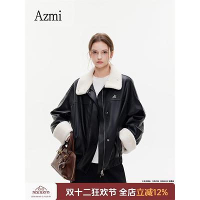 Azmi高级感复古皮毛一体