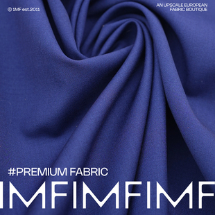 羊毛深蓝色精纺西装 子面料宽156CM260G 意大利进口 裤 AGN