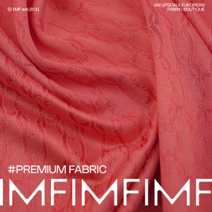 AGN VI面料粉色提花针织打底T恤布料 宽128CM 214G/M 意大利进口