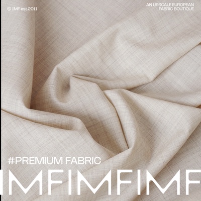 浅卡其色线条纹路图案轻西装布料