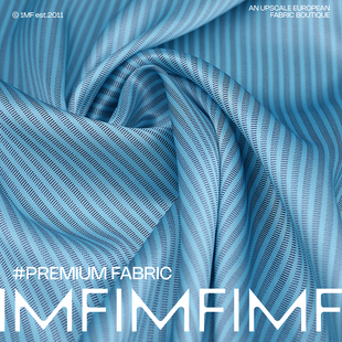 宽140厘米 连衣裙布料 ARM.P高定 SE真丝浅蓝色纯色衬衫