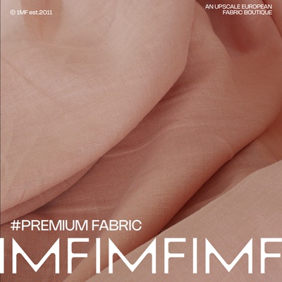 文艺麻色檀粉色苎麻麻布布料