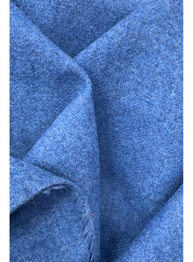 G&CC浅蓝色羊毛交织布料 外套夹克裤子面料宽155CMCM 意大利进口